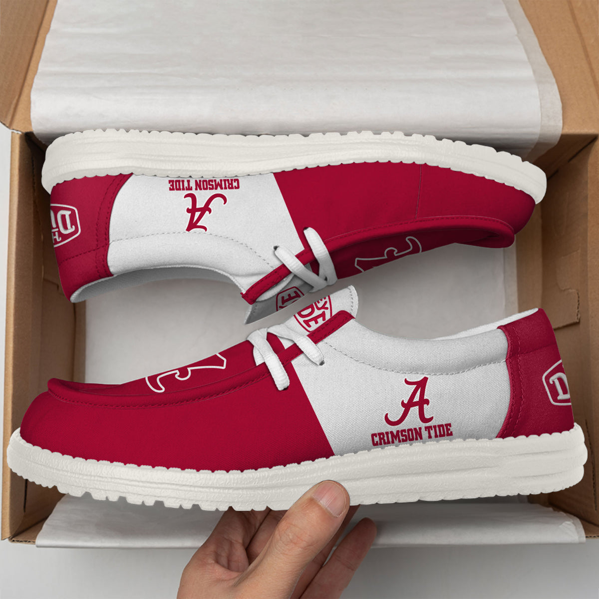Alabama Crimson Tide Lace Up Loafers 2026