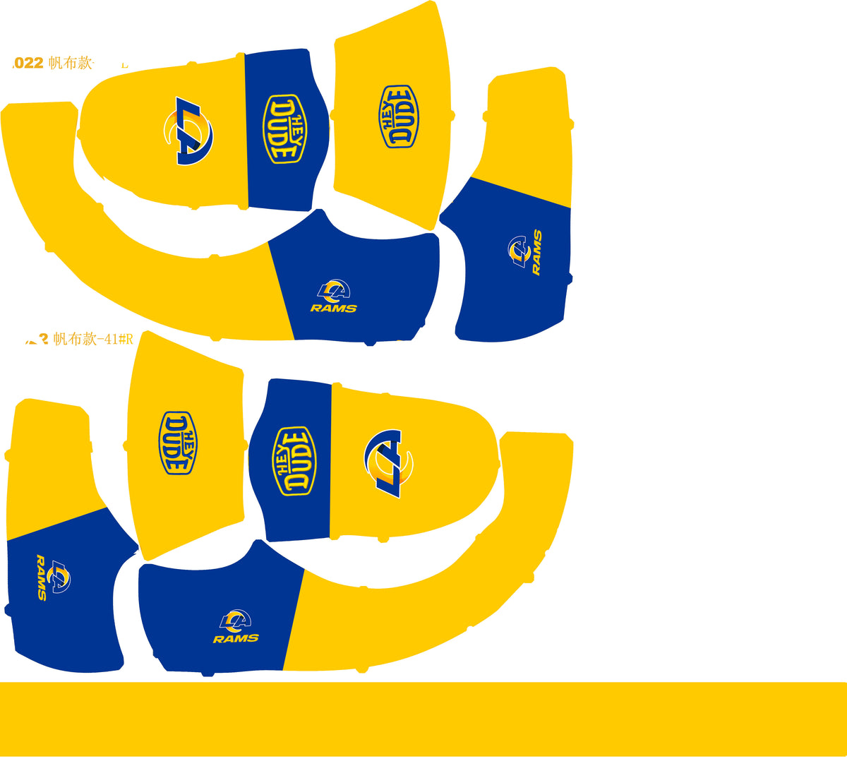 Los Angeles Rams Lace Up Loafers 2026