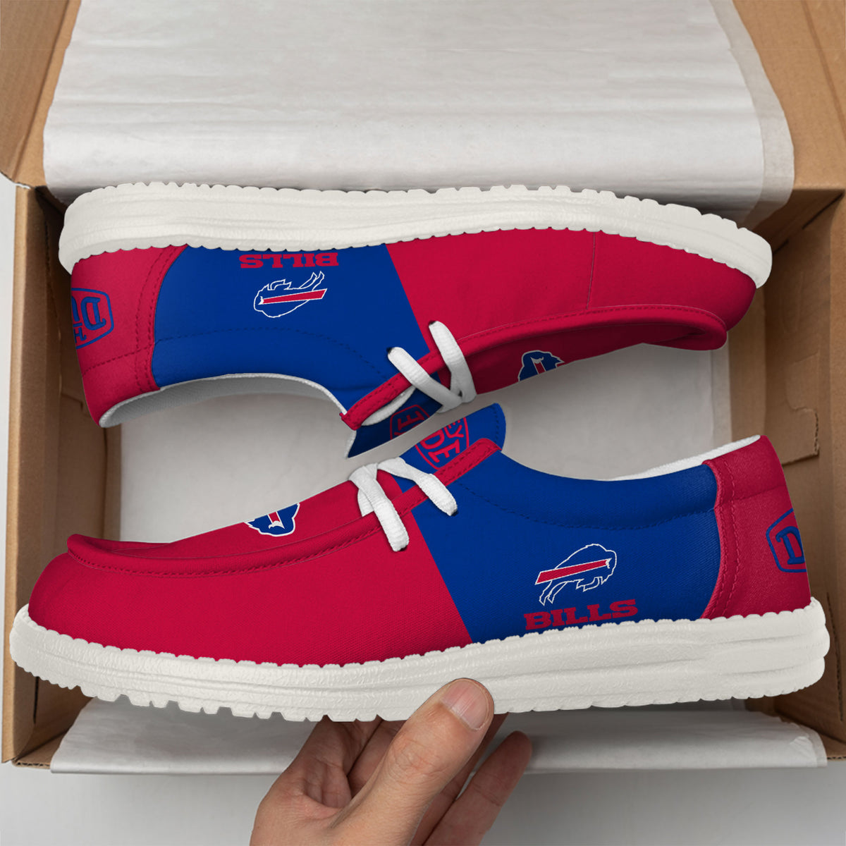 Buffalo Bills Lace Up Loafers 2026