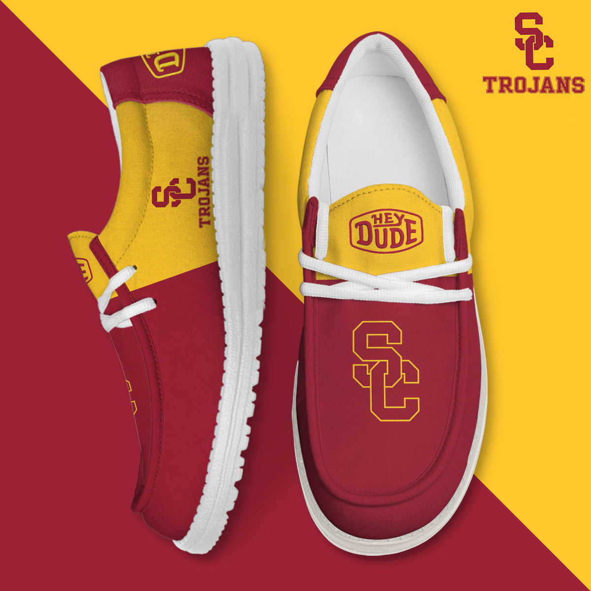 USC Trojans Lace Up Loafers 2026