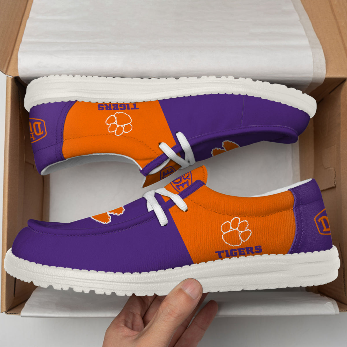 Clemson Tigers Lace Up Loafers 2026