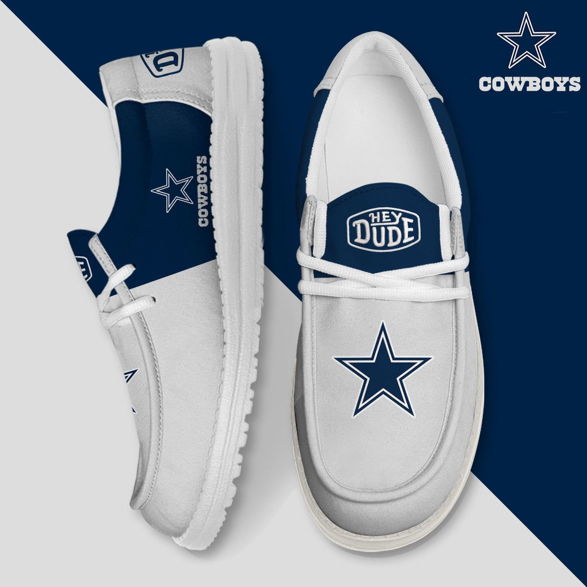 Dallas Cowboys Lace Up Loafers 2026