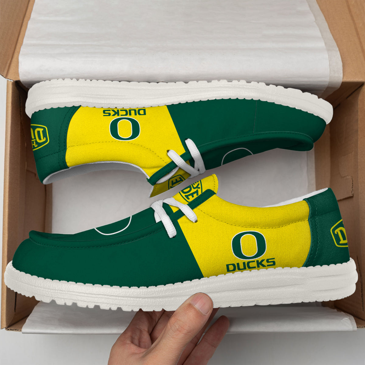 Oregon Ducks Lace Up Loafers 2026