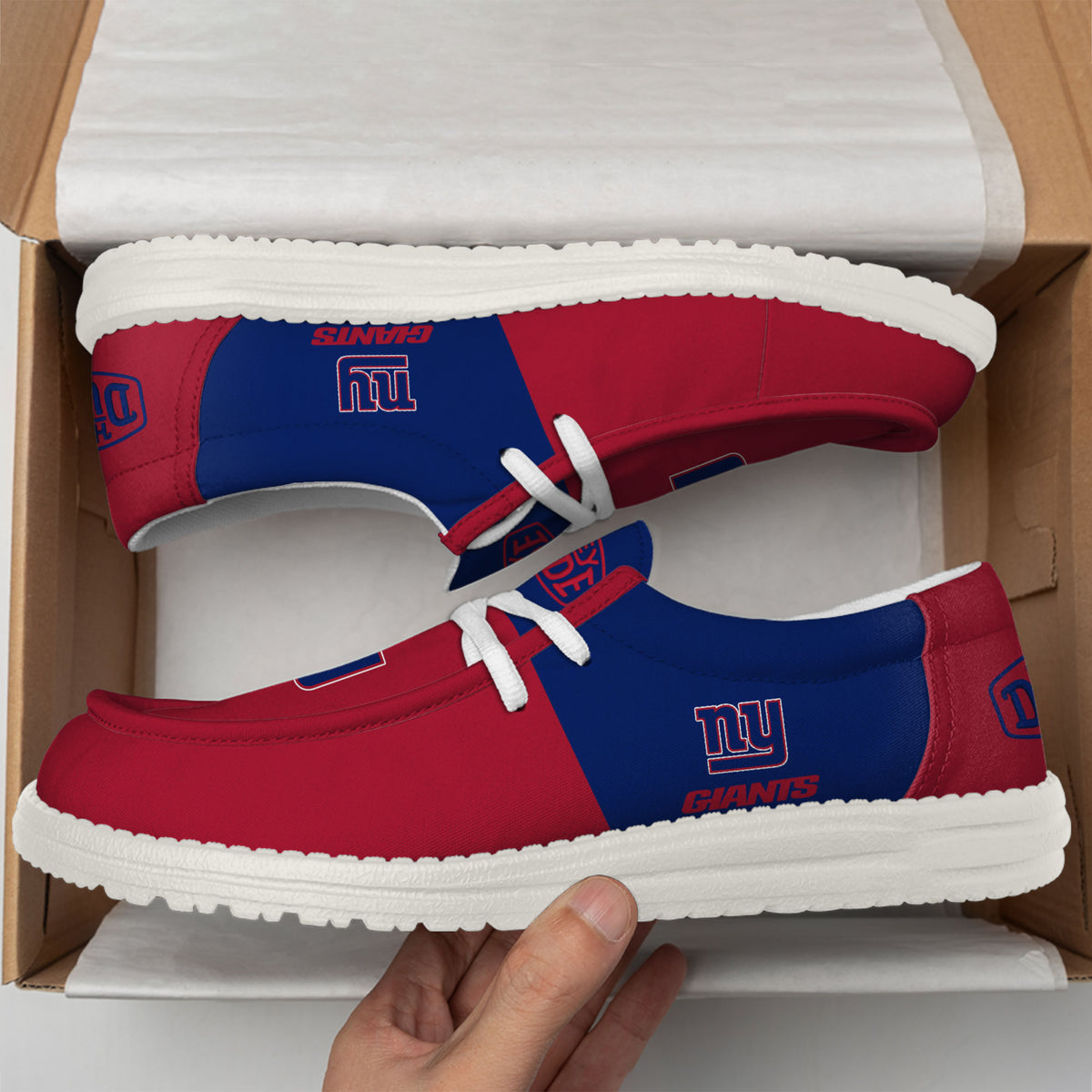 New York Giants Lace Up Loafers 2026