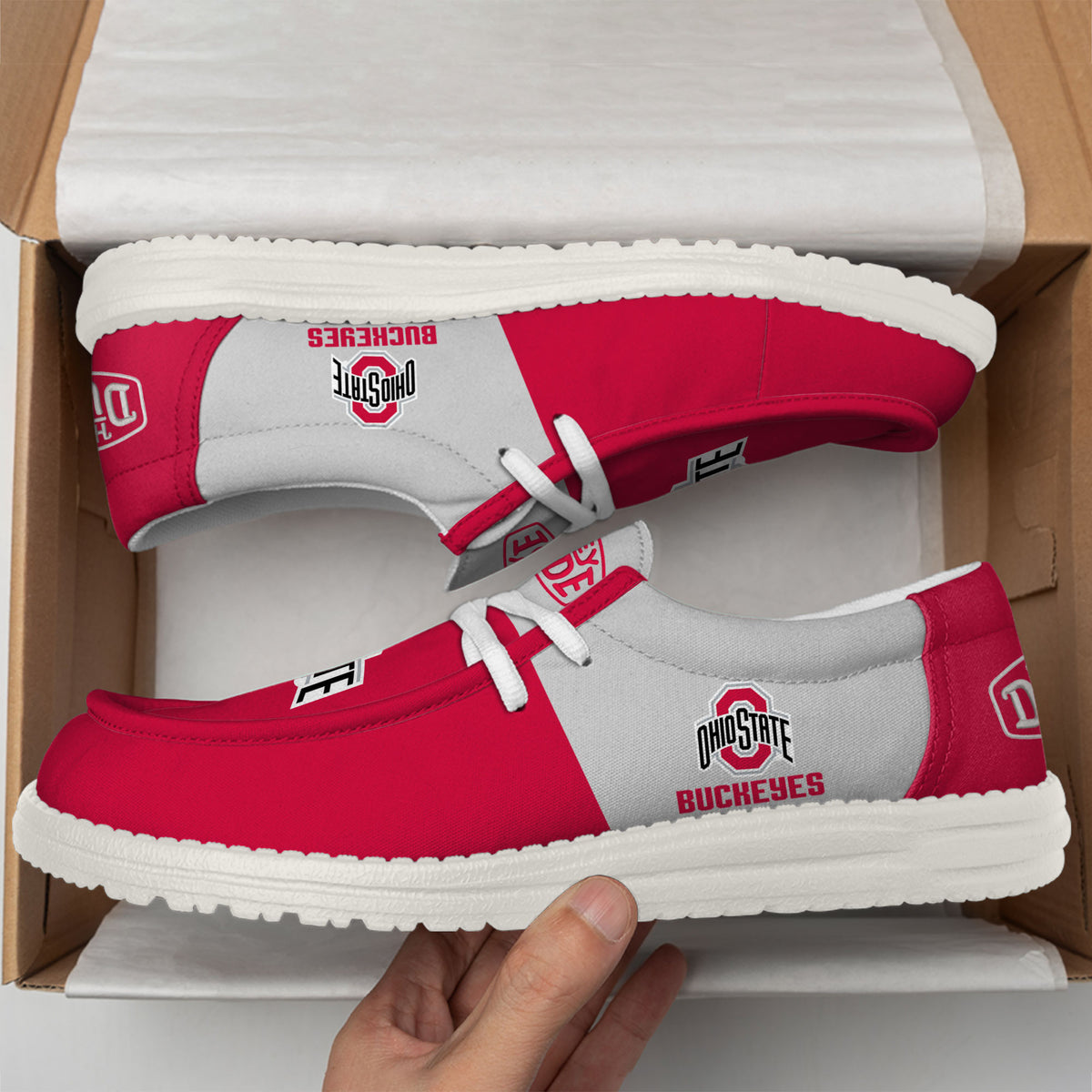 Ohio State Buckeyes Lace Up Loafers 2026