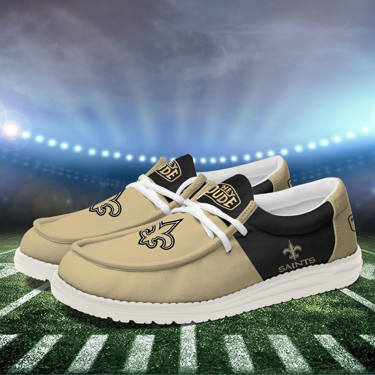 New Orleans Saints Lace Up Loafers 2026