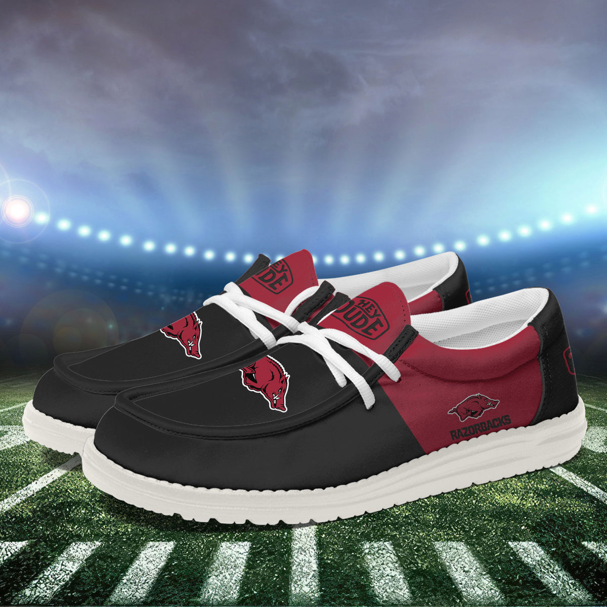 Arkansas Razorbacks Lace Up Loafers 2026