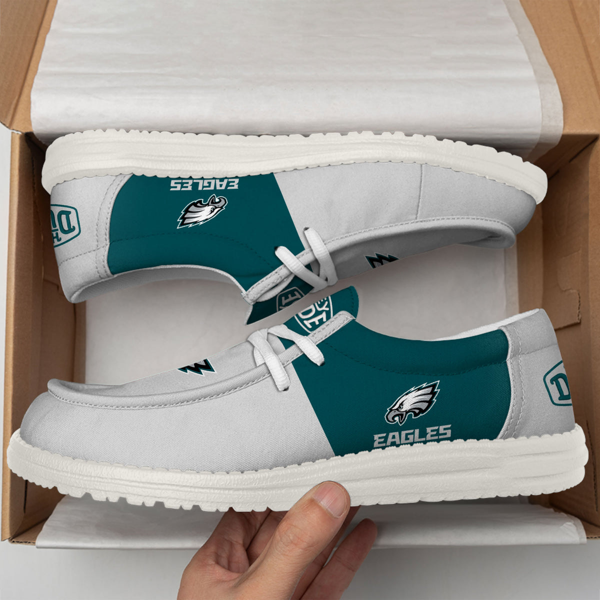 Philadelphia Eagles Lace Up Loafers 2026