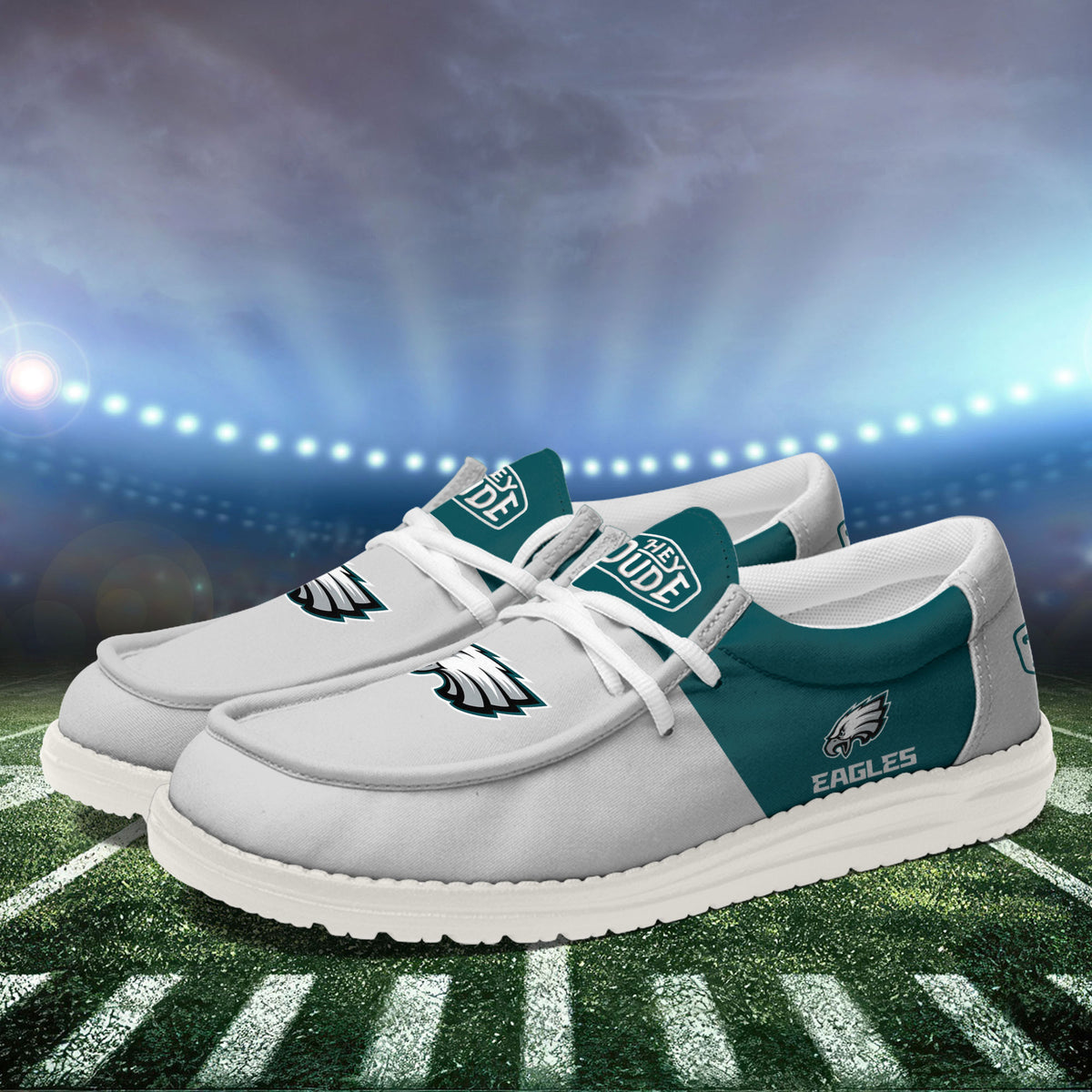 Philadelphia Eagles Lace Up Loafers 2026