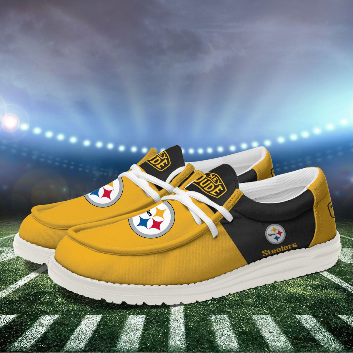 Pittsburgh Steelers Lace Up Loafers 2026