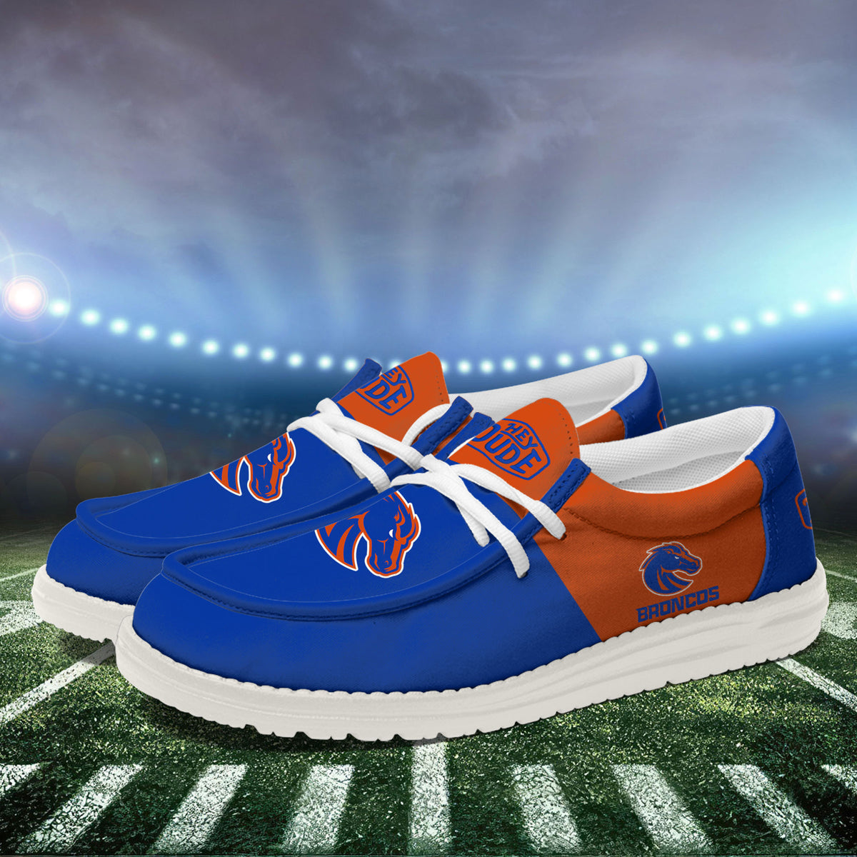 Boise State Broncos Lace Up Loafers 2026