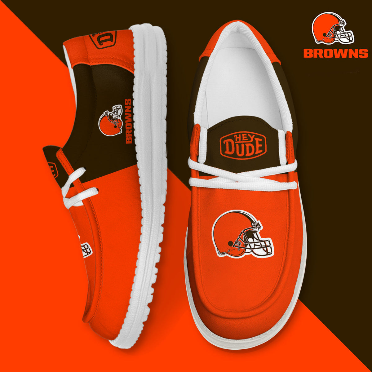 Cleveland Browns Lace Up Loafers 2026
