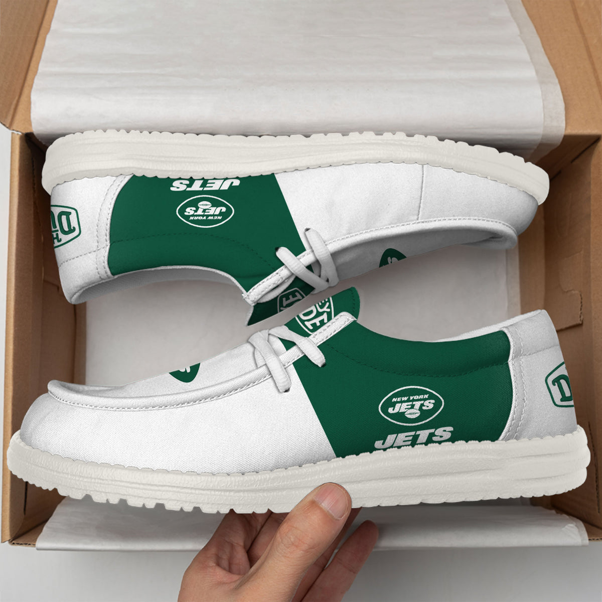 New York Jets Lace Up Loafers 2026