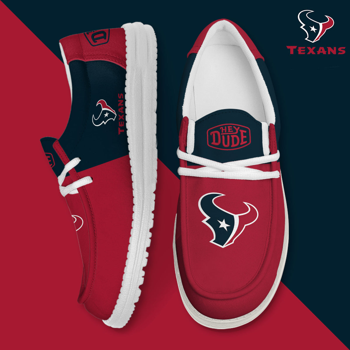 Houston Texans Lace Up Loafers 2026