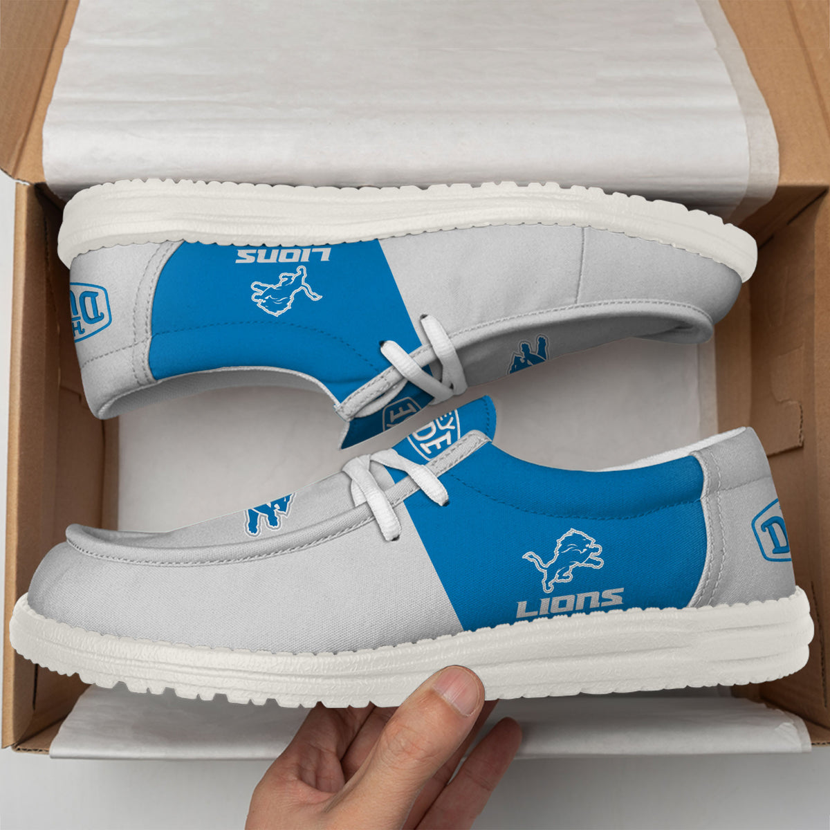 Detroit Lions Lace Up Loafers 2026