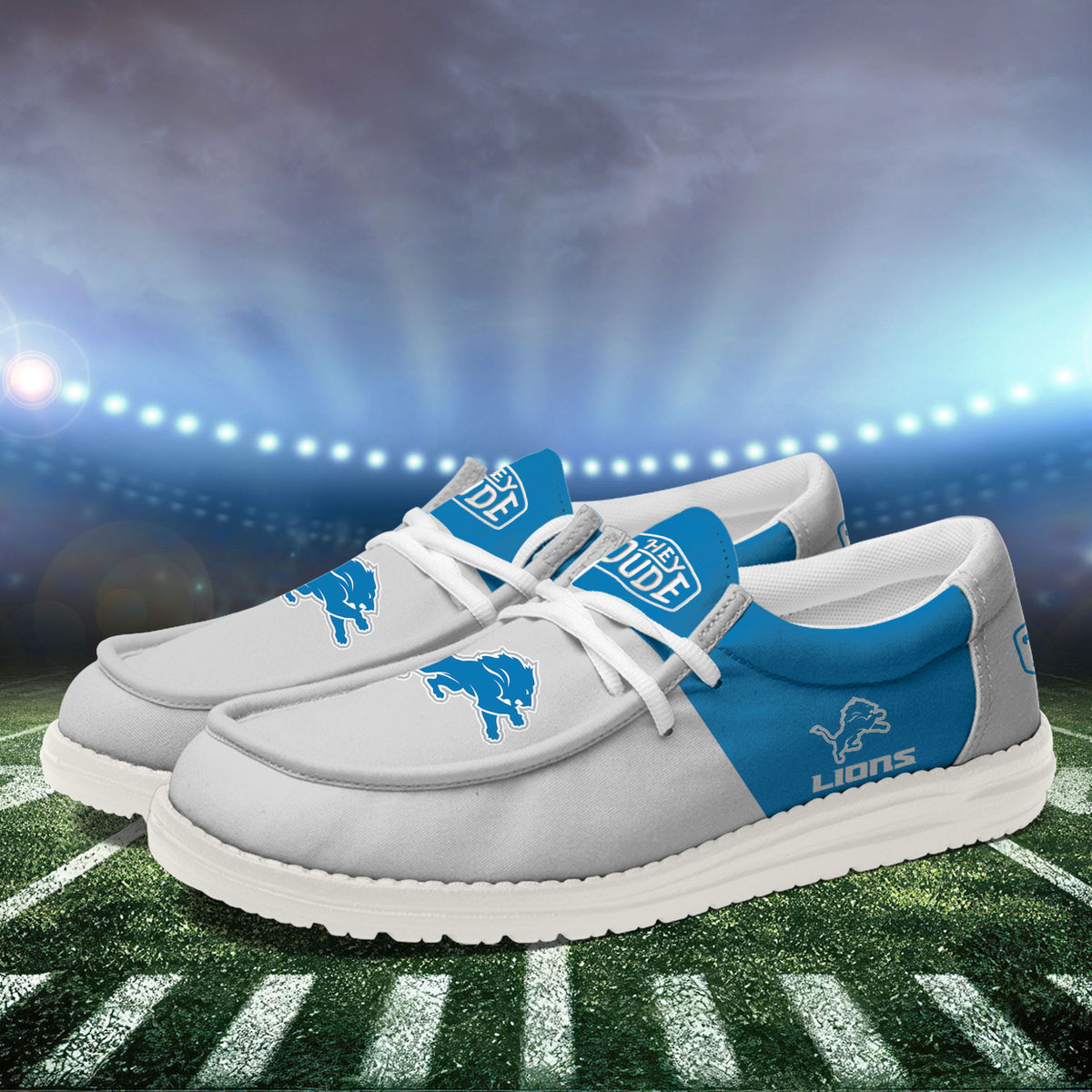Detroit Lions Lace Up Loafers 2026