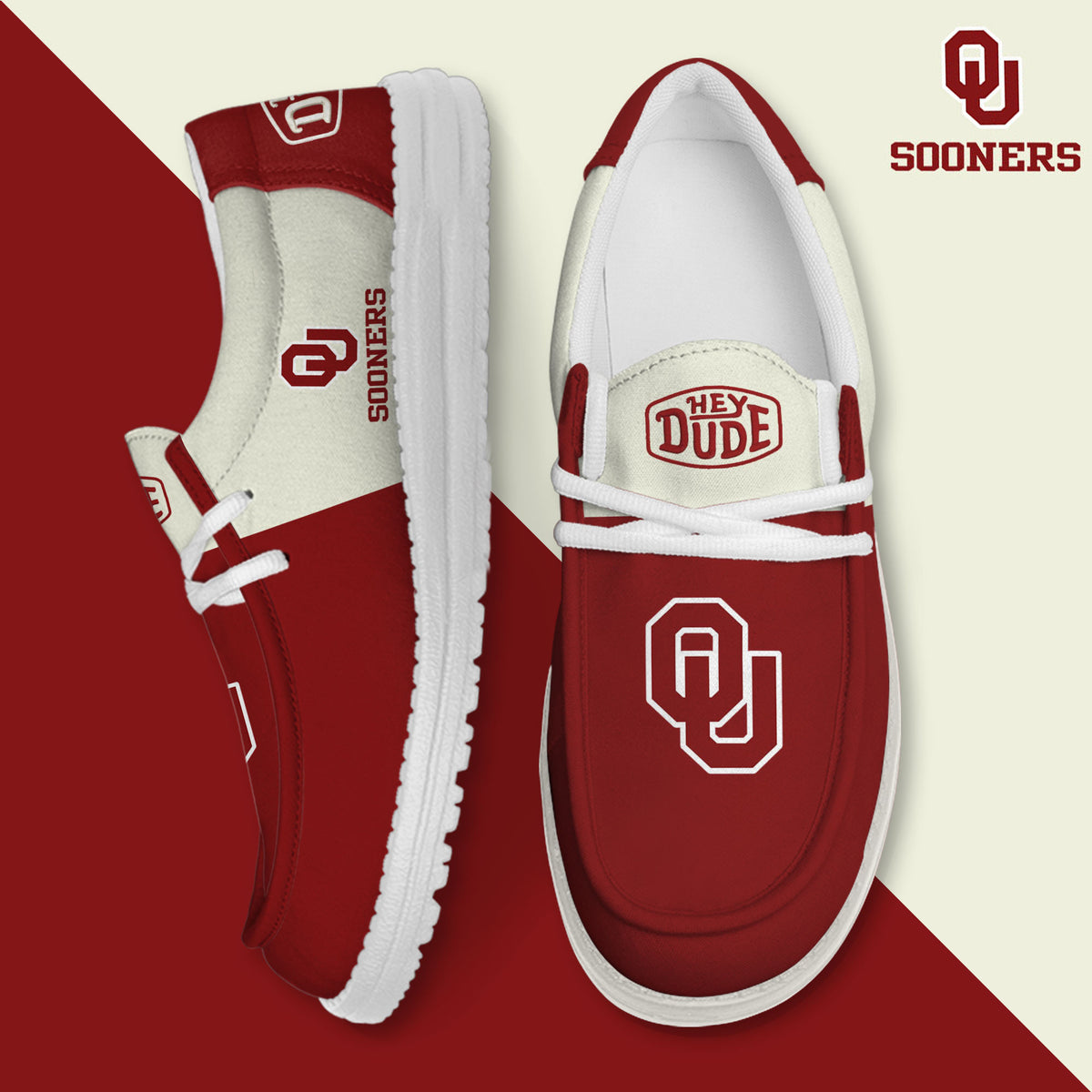Oklahoma Sooners Lace Up Loafers 2026