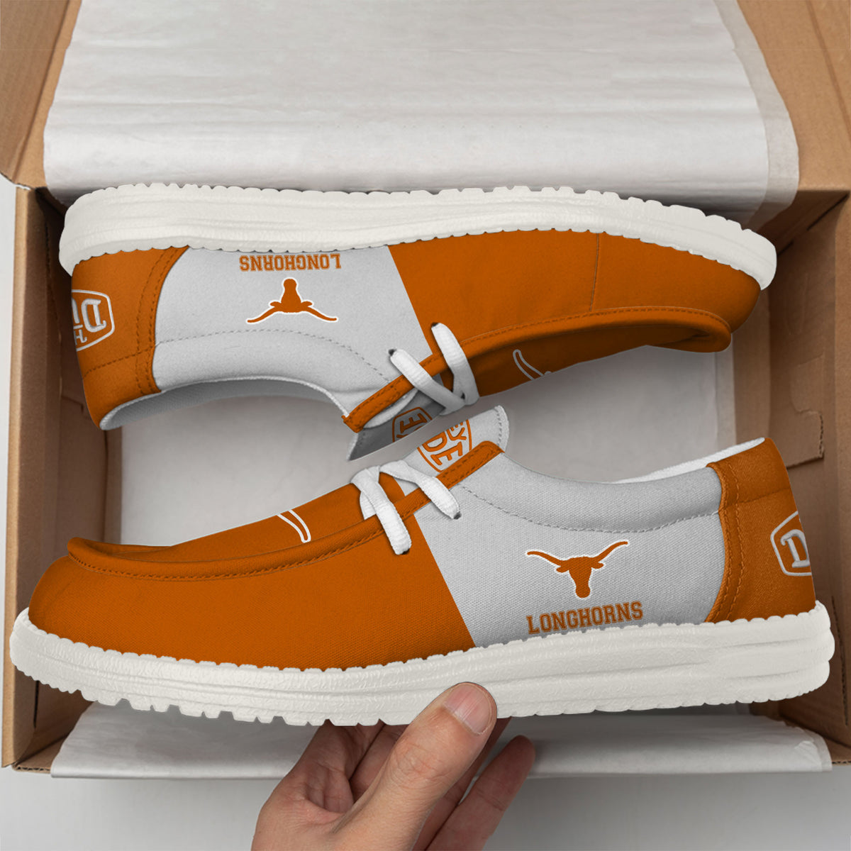 Texas Longhorns Lace Up Loafers 2026