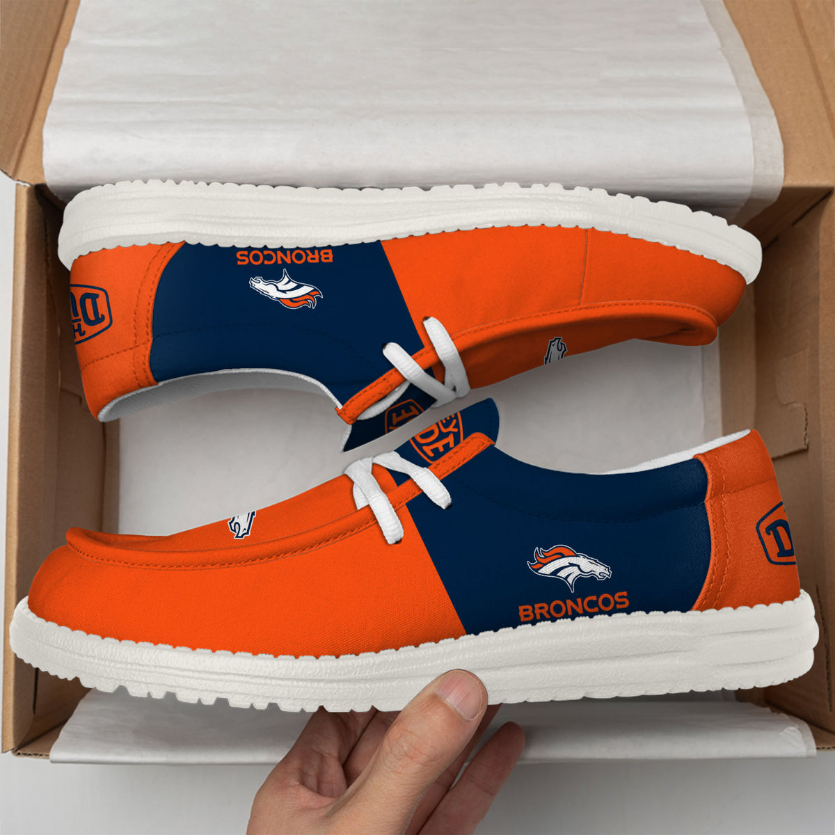 Denver Broncos Lace Up Loafers 2026