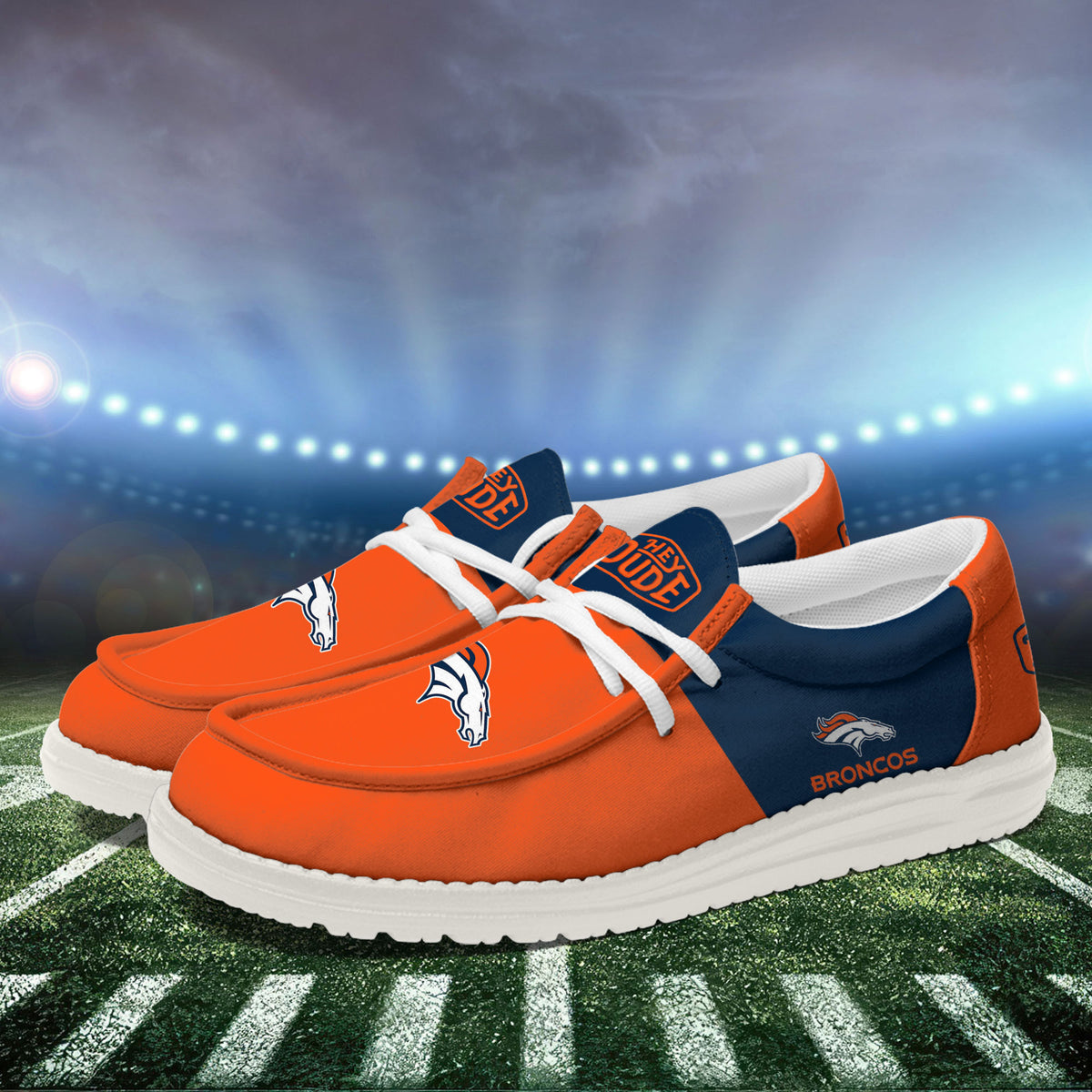 Denver Broncos Lace Up Loafers 2026