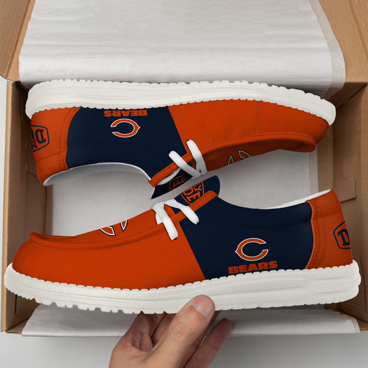 Chicago Bears Lace Up Loafers 2026