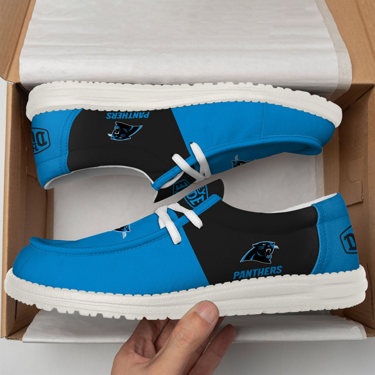 Carolina Panthers Lace Up Loafers 2026