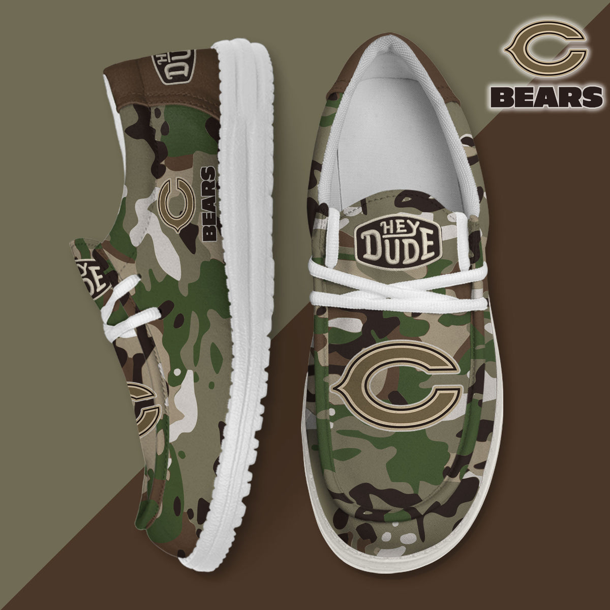 Chicago Bears Lace Up Loafers 2026