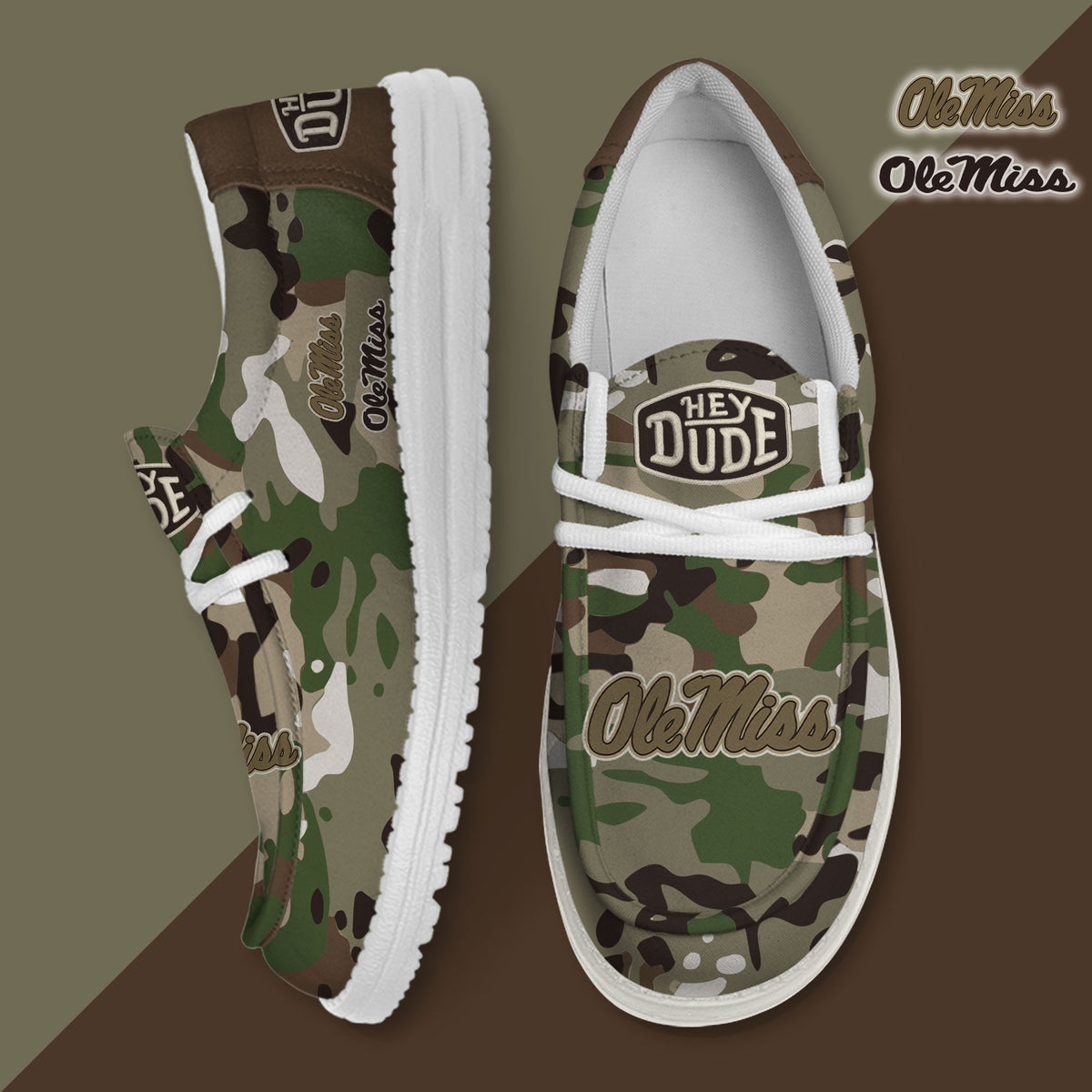 Ole Miss Rebels Lace Up Loafers 2026