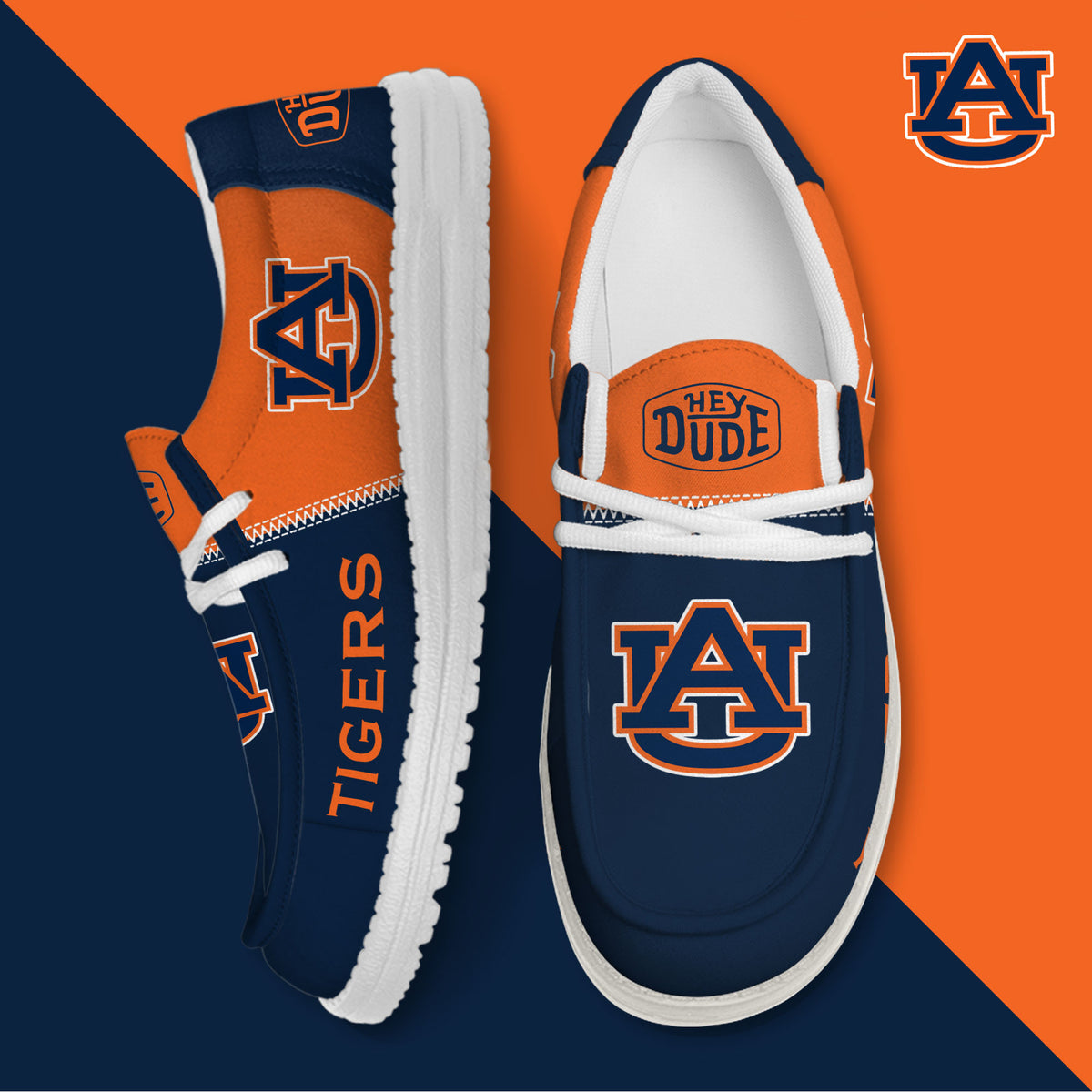 Auburn Tigers Lace Up Loafers 2026