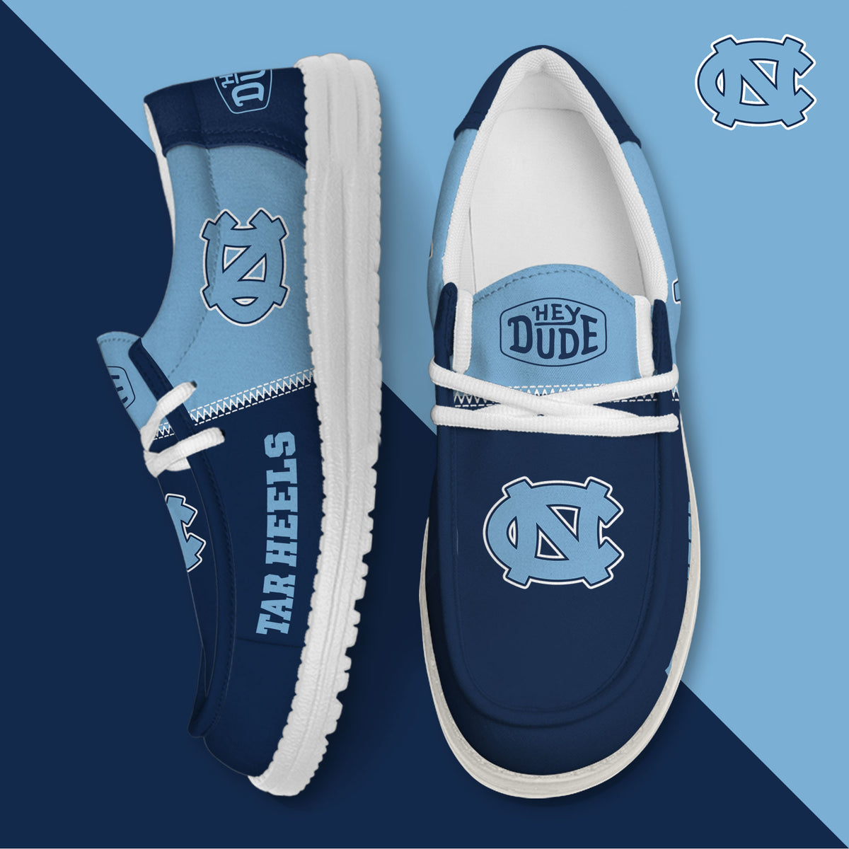 North Carolina Tar Heels Lace Up Loafers 2026