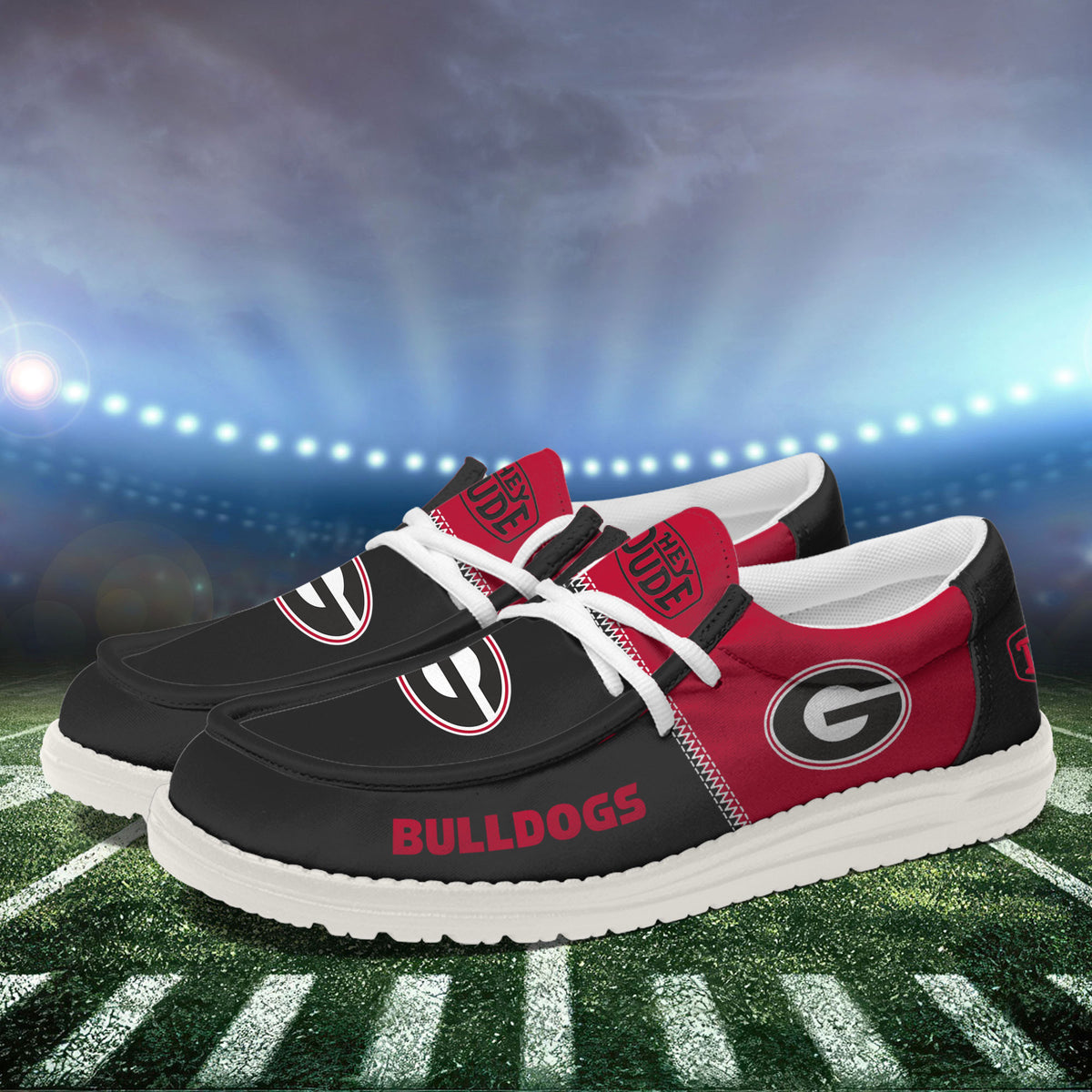 Georgia Bulldogs Lace Up Loafers 2026