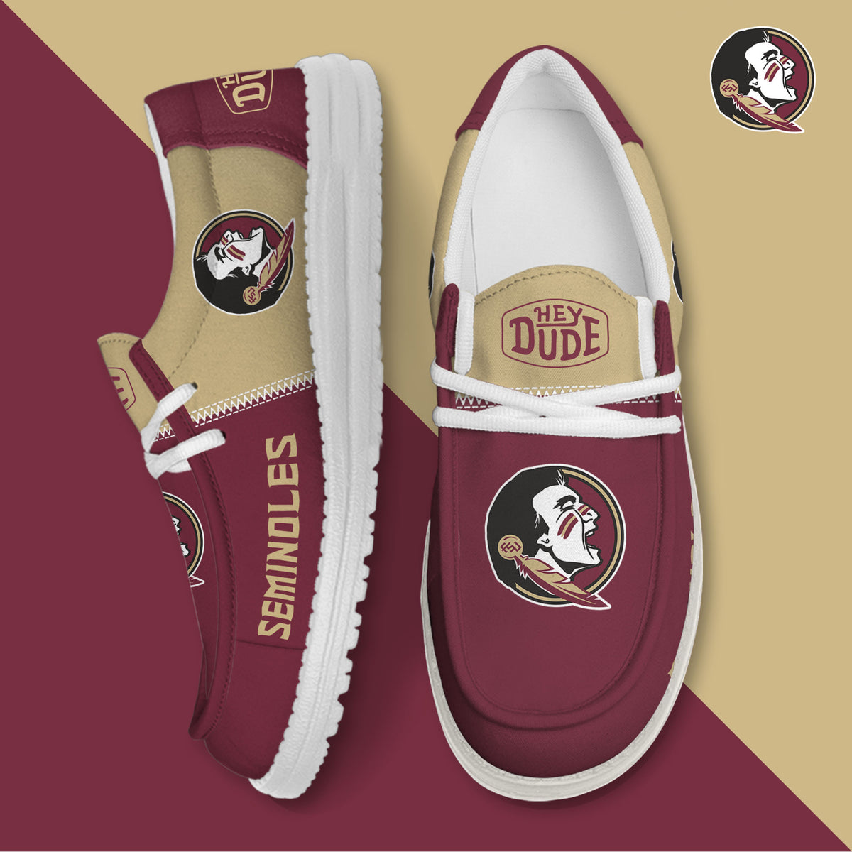 Florida State Seminoles Lace Up Loafers 2026