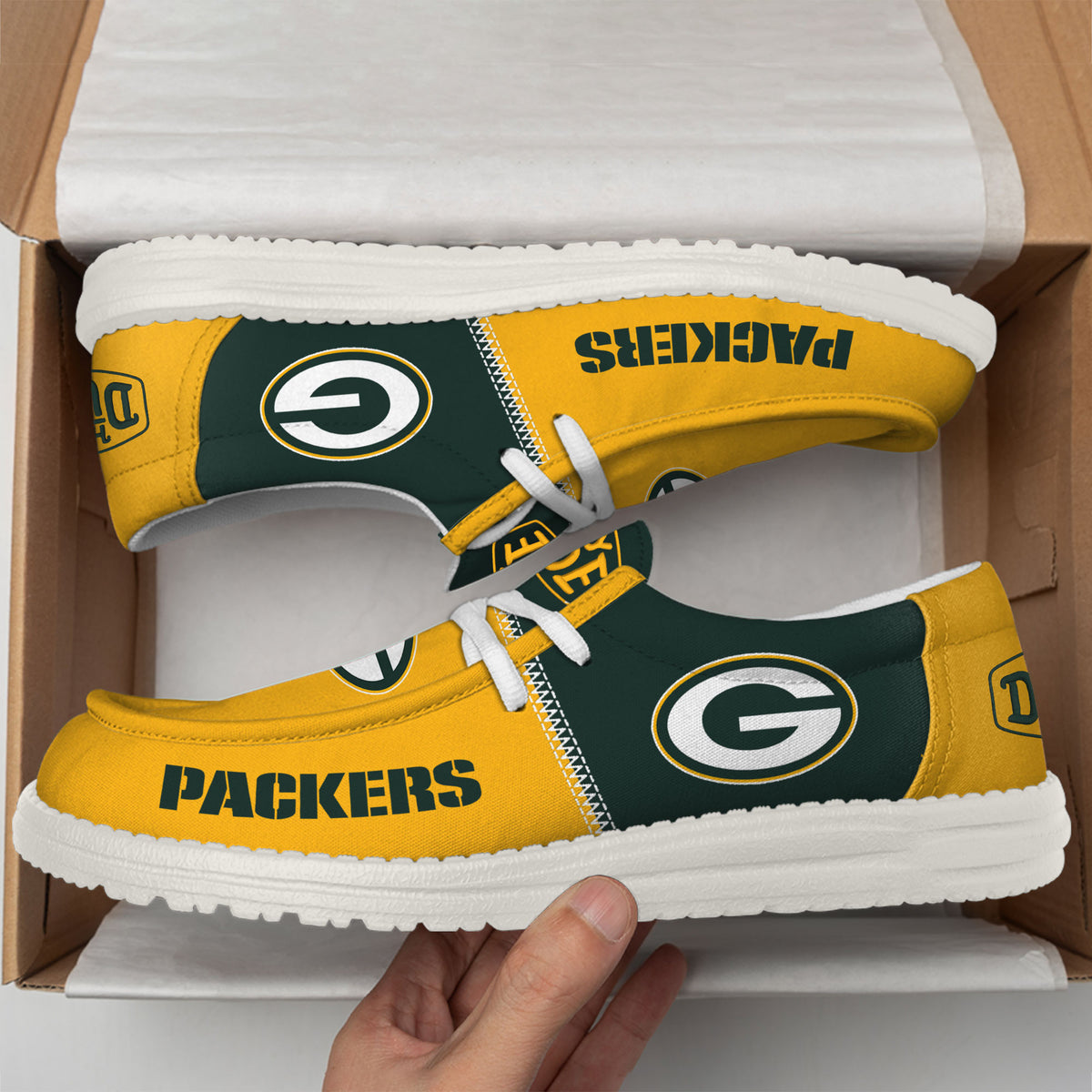 Green Bay Packers Lace Up Loafers 2026