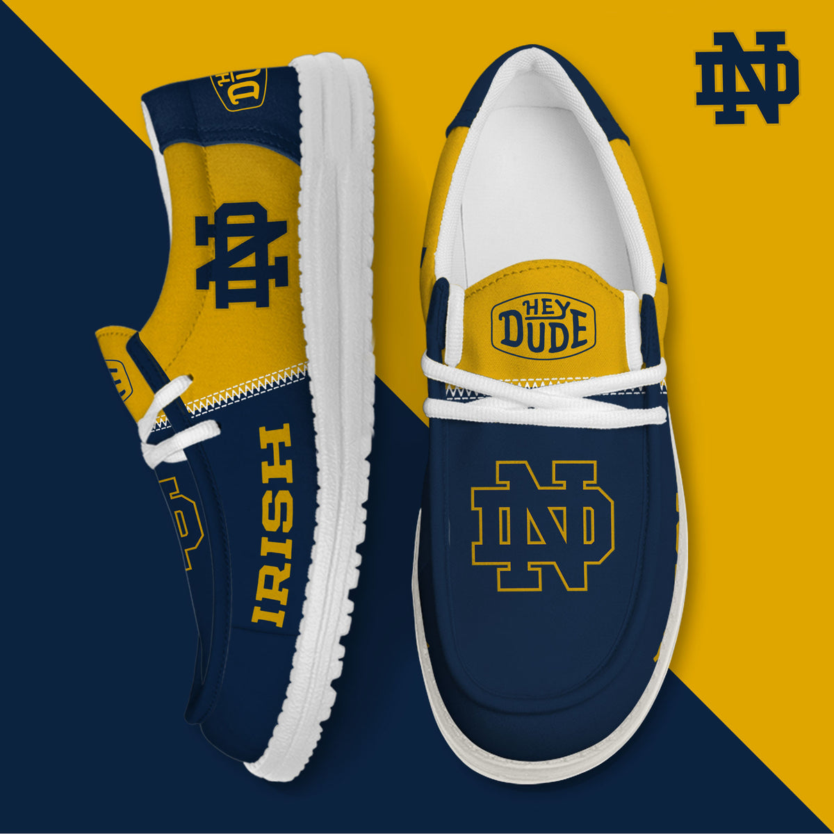 Notre Dame Fighting Irish Lace Up Loafers 2026