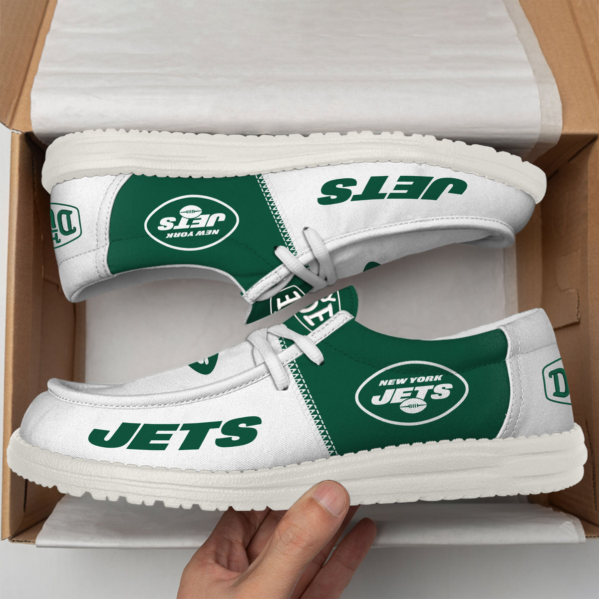 New York Jets Lace Up Loafers 2026