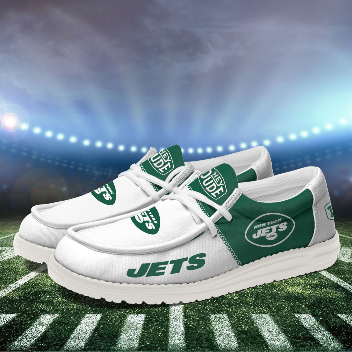 New York Jets Lace Up Loafers 2026