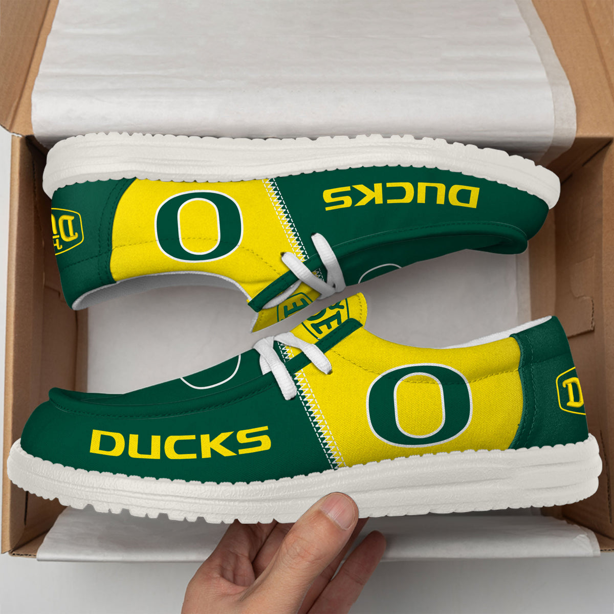 Oregon Ducks Lace Up Loafers 2026