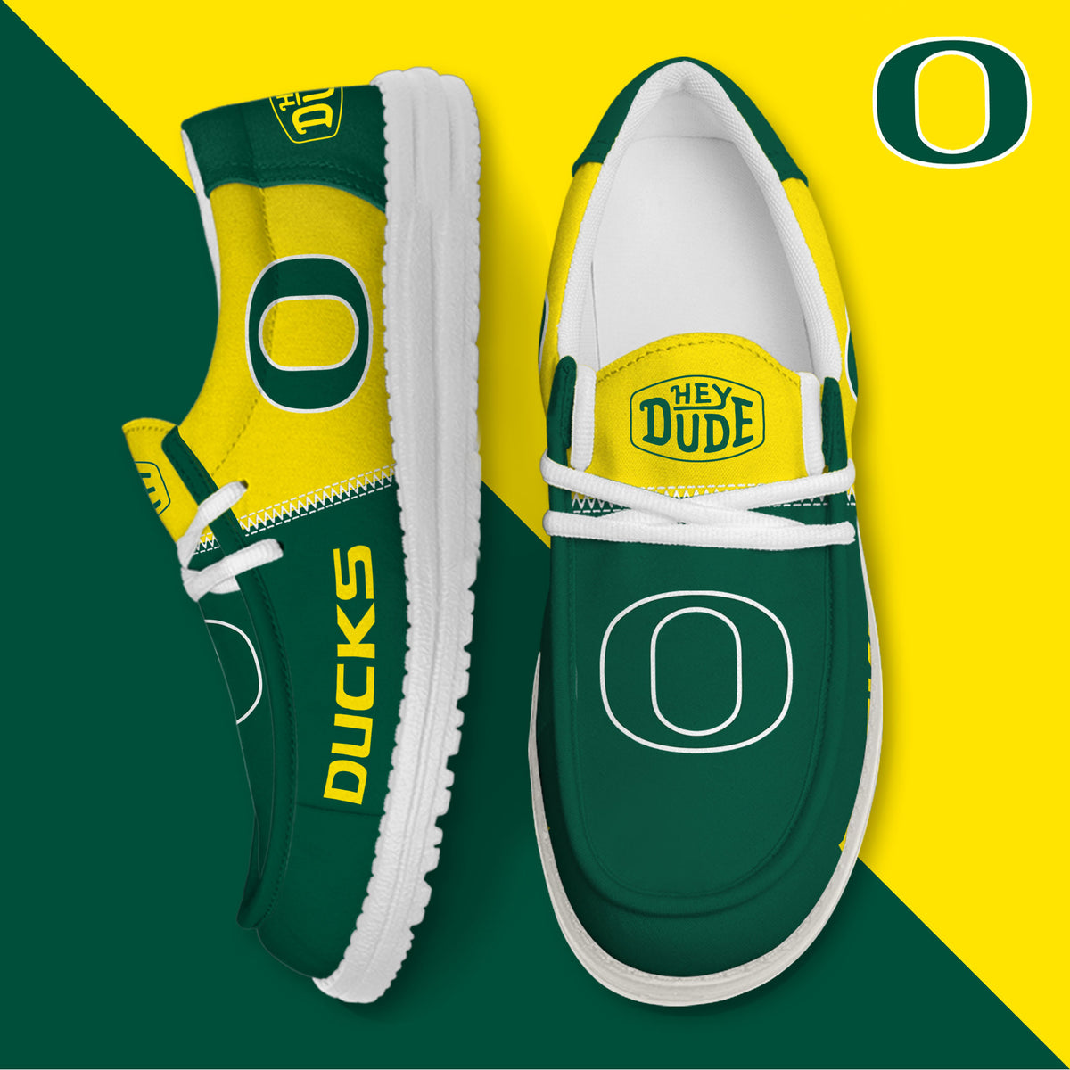 Oregon Ducks Lace Up Loafers 2026