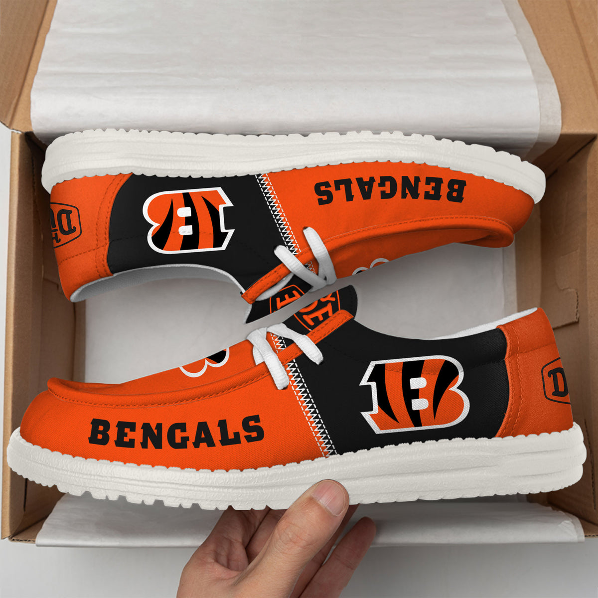 Cincinnati Bengals Lace Up Loafers 2026