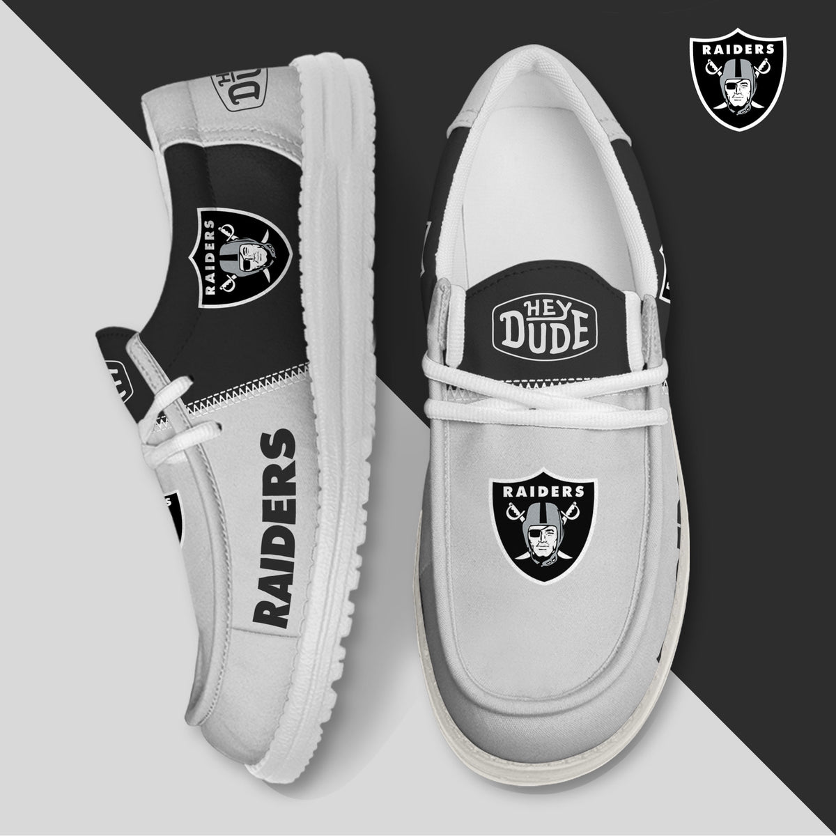 Las Vegas Raiders Lace Up Loafers 2026