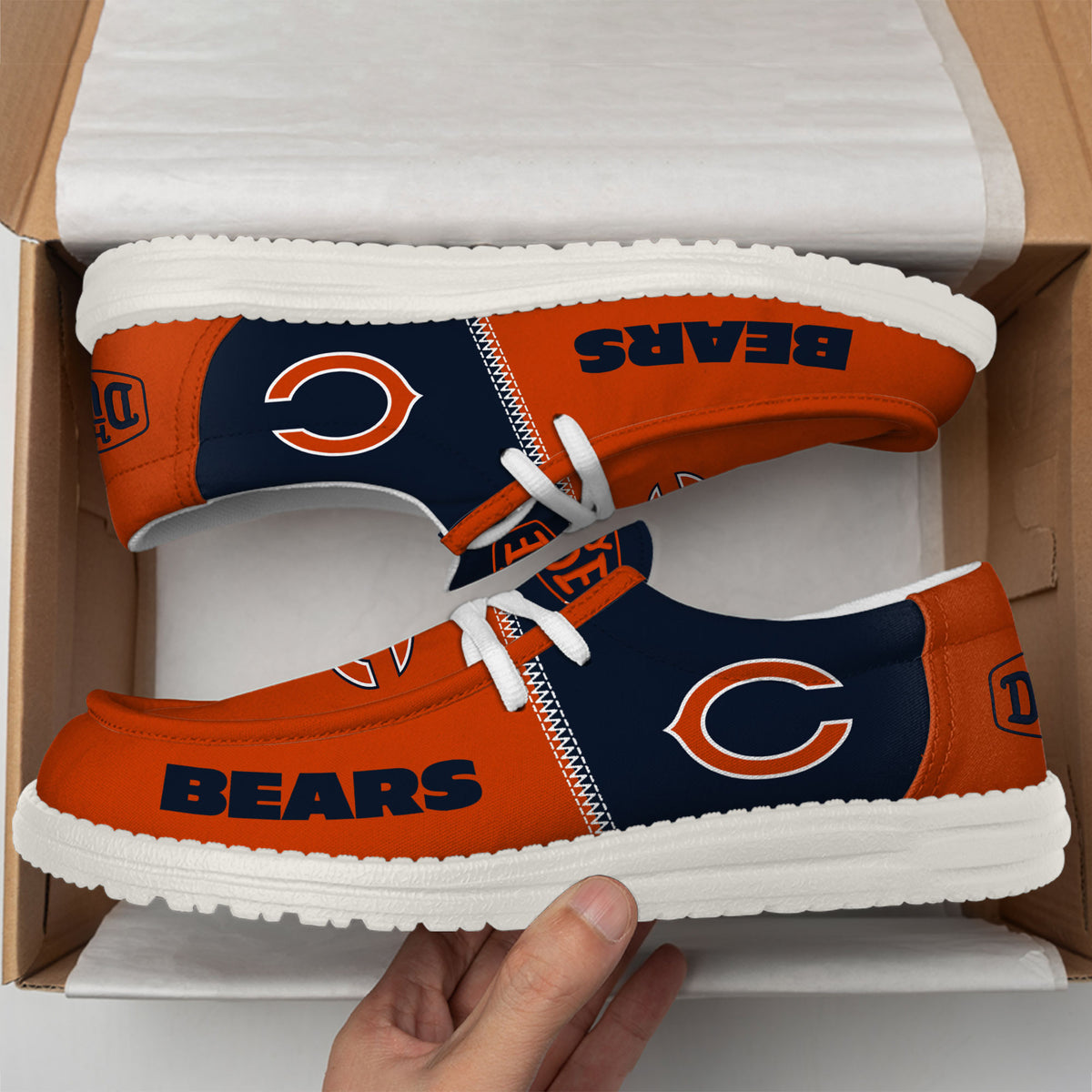 Chicago Bears Lace Up Loafers 2026