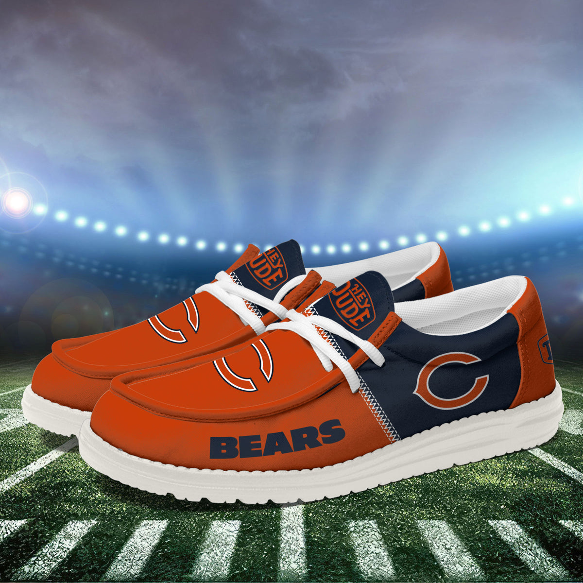 Chicago Bears Lace Up Loafers 2026