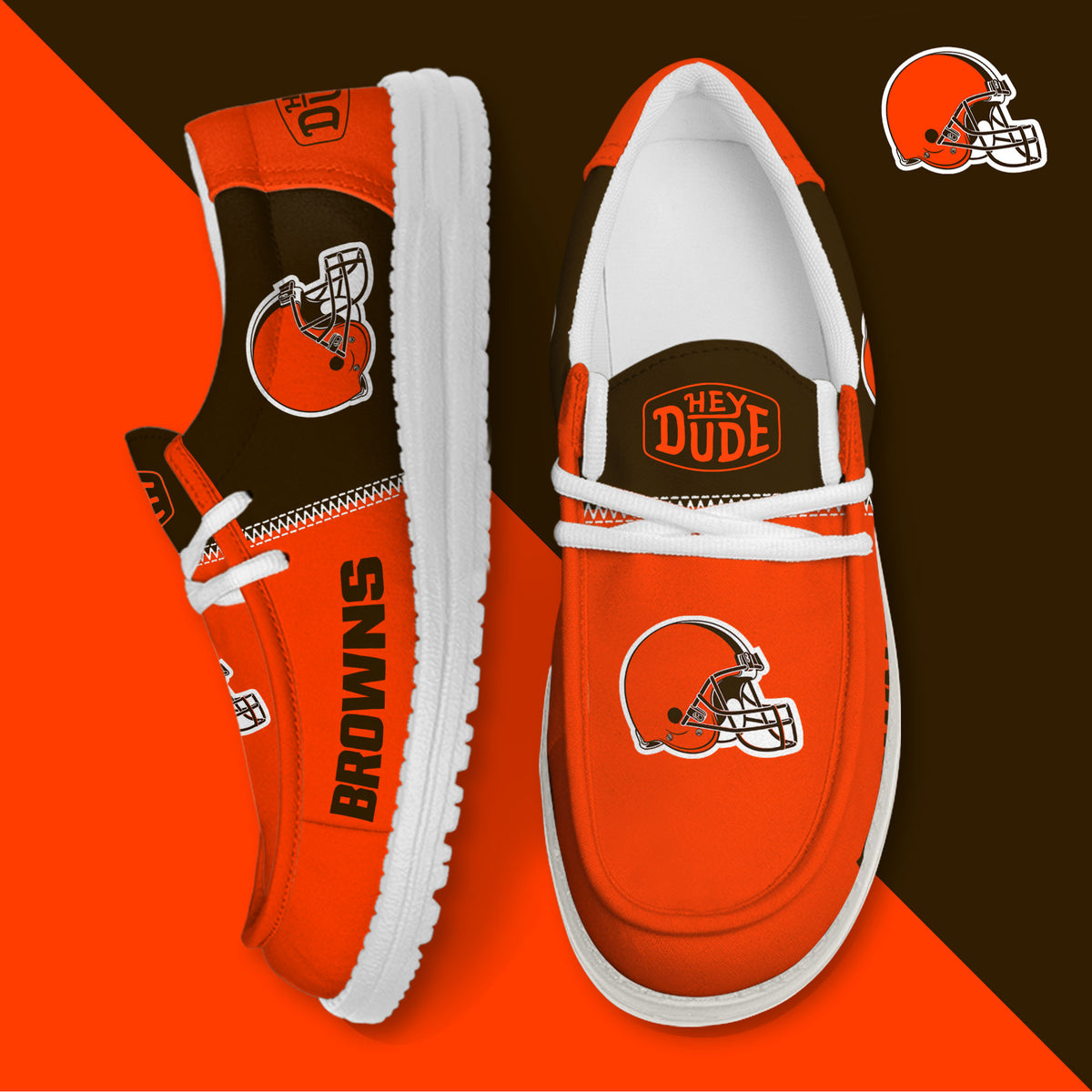 Cleveland Browns Lace Up Loafers 2026