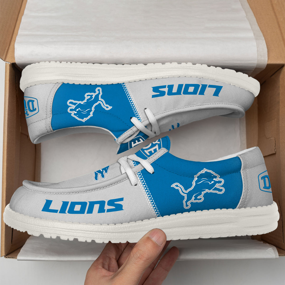 Detroit Lions Lace Up Loafers 2026