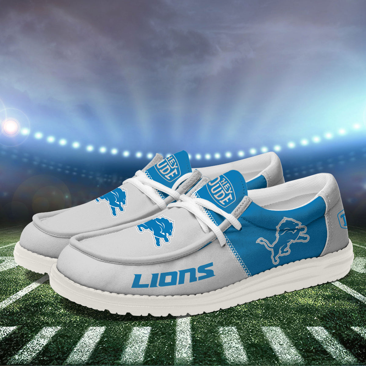 Detroit Lions Lace Up Loafers 2026