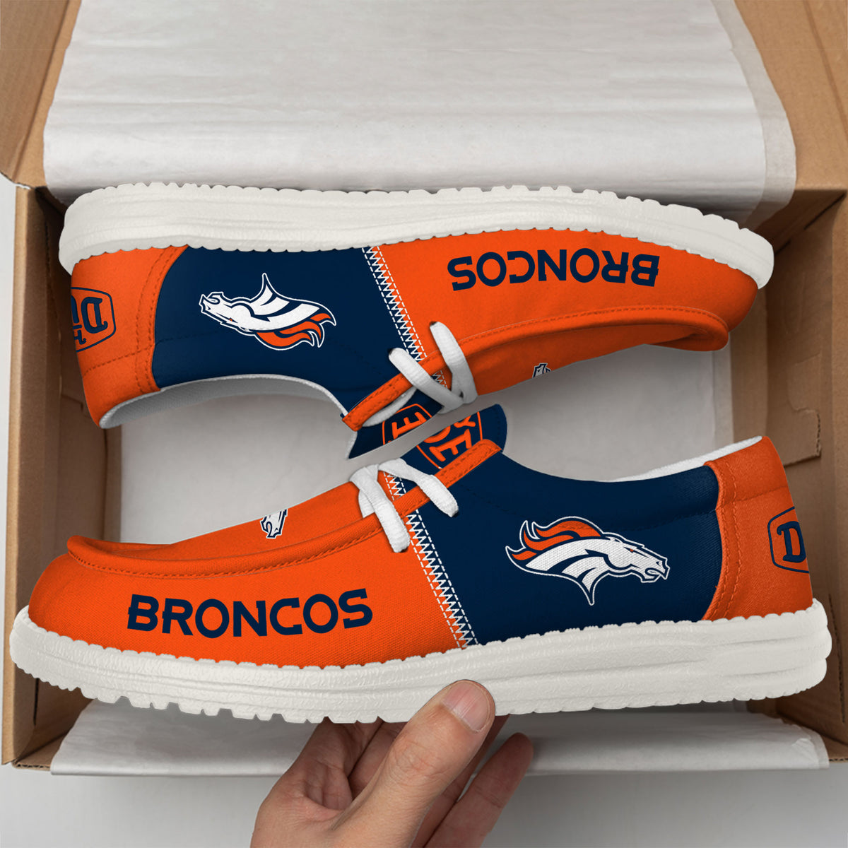 Denver Broncos Lace Up Loafers 2026