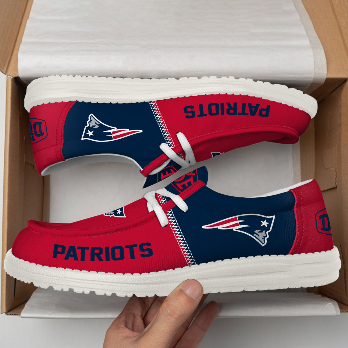 New England Patriots Lace Up Loafers 2026
