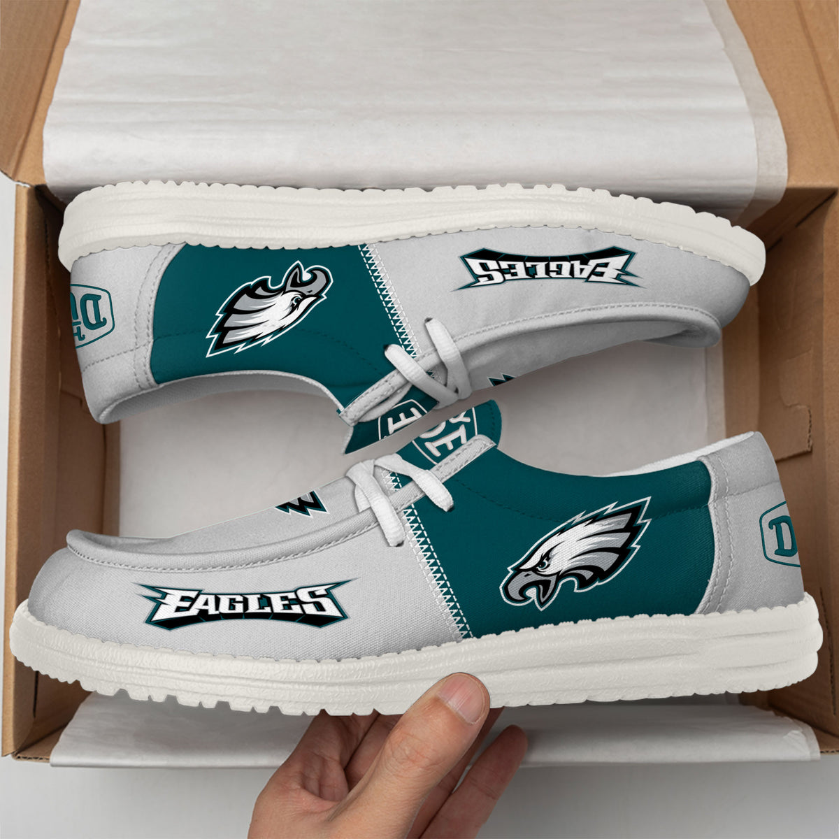 Philadelphia Eagles Lace Up Loafers 2026