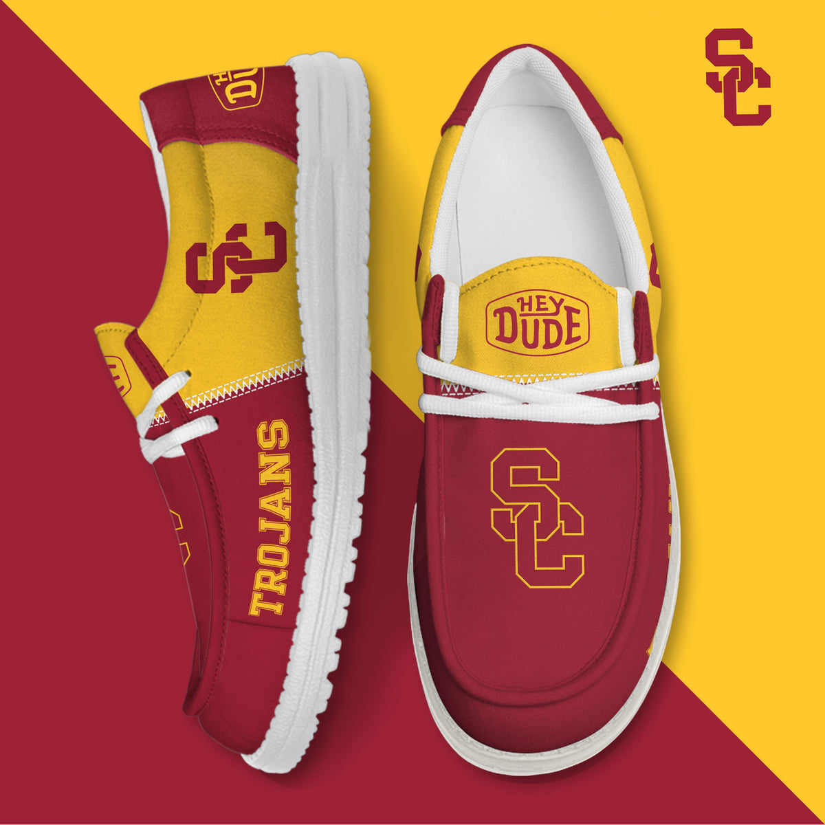 USC Trojans Lace Up Loafers 2026