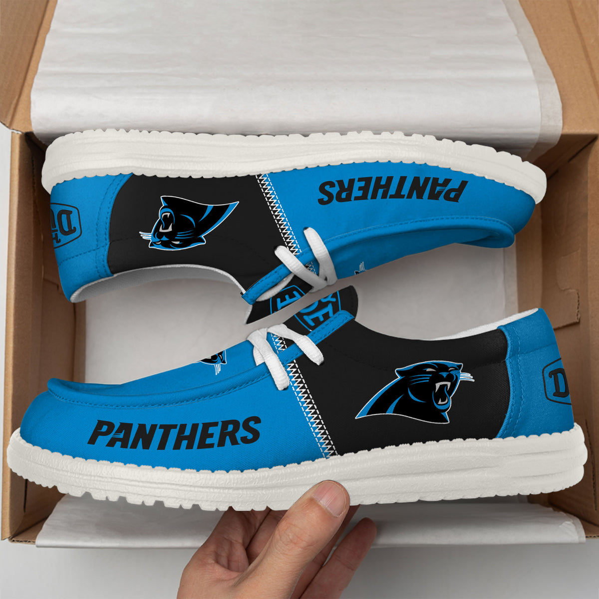 Carolina Panthers Lace Up Loafers 2026
